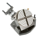 🔧 4 Inch (100mm) Tilting Rotary Table | Precision Milling & Metalworking Rotary Table | 4 Slot Design | Tilts up to 90°
