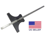 📏 BLUEFOX TOOLS Engineer’s Depth Gauge 6 Inch / 150mm Stainless Steel Metric & Imperial Ruler