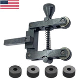 🔧 Adjustable Linear Knurling Tool Holder for Mini Lathe – 6 Knurl Wheels