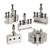 Premium Schnellwechsel-Stahlhaltersatz für Drehmaschinen – 58mm Block, 5-teiliger Haltersatz, gehärtet & geschliffen